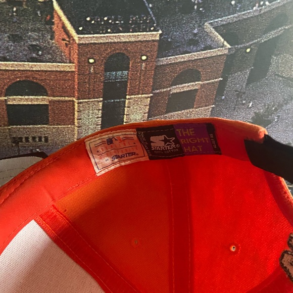 Vintage Baltimore Orioles STARTER Strapback Not Snapback Cap Hat 90s - Picture 7 of 7